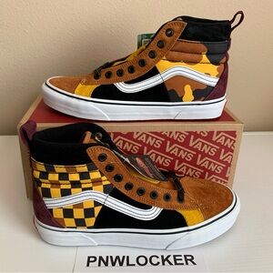 VANS Sk8 Hi MTE Multi Black Yellow Orange White Maroon | VN0A3DQ522Z | Men’s 7.5